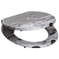 SCHÜTTE WC-Sitz mit Absenkautomatik GREY STEEL SCHÜTTE WC-Sitz mit Absenkautomatik GREY STEEL
