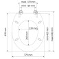 SCHÜTTE WC-Sitz GREY STEEL MDF SCHÜTTE WC-Sitz GREY STEEL MDF