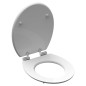 SCHÜTTE WC-Sitz mit Absenkautomatik BLUE WOOD Hochglanz MDF SCHÜTTE WC-Sitz mit Absenkautomatik BLUE WOOD Hochglanz MDF