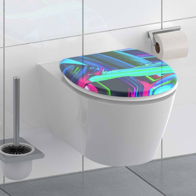 SCHÜTTE WC-Sitz mit Absenkautomatik NEON PAINT SCHÜTTE WC-Sitz mit Absenkautomatik NEON PAINT