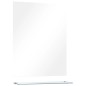vidaXL Wandspiegel mit Regal 50×60 cm Hartglas