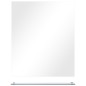 vidaXL Wandspiegel mit Regal 50×60 cm Hartglas