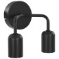 vidaXL Wandleuchte mit Glühlampen 2 W Schwarz E27 vidaXL Wandleuchte mit Glühlampen 2 W Schwarz E27