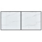 vidaXL Esstisch Weiß 160 x 80 x 75 cm Hartglas vidaXL Esstisch Weiß 160 x 80 x 75 cm Hartglas