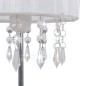 vidaXL Schreibtischlampe Weiß Rund E27 vidaXL Schreibtischlampe Weiß Rund E27