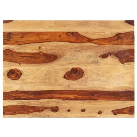 vidaXL Tischplatte Massivholz Palisander 15-16 mm 70×90 cm 