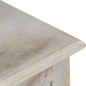 vidaXL Aufbewahrungstruhe Grau 100 x 38 x 45 cm Massivholz Mango vidaXL Aufbewahrungstruhe Grau 100 x 38 x 45 cm Massivholz Mango