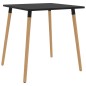 vidaXL Esstisch Schwarz 80x80x75 cm Metall vidaXL Esstisch Schwarz 80x80x75 cm Metall