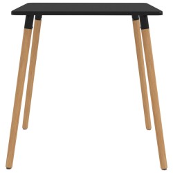 vidaXL Esstisch Schwarz 80x80x75 cm Metall