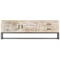 vidaXL TV-Schrank Weiß 140 × 30 × 45 cm Massivholz Akazie vidaXL TV-Schrank Weiß 140 × 30 × 45 cm Massivholz Akazie