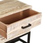 vidaXL TV-Schrank Weiß 140 × 30 × 45 cm Massivholz Akazie vidaXL TV-Schrank Weiß 140 × 30 × 45 cm Massivholz Akazie