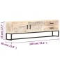 vidaXL TV-Schrank Weiß 140 × 30 × 45 cm Massivholz Akazie vidaXL TV-Schrank Weiß 140 × 30 × 45 cm Massivholz Akazie