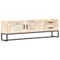 vidaXL TV-Schrank Weiß 140 × 30 × 45 cm Massivholz Akazie vidaXL TV-Schrank Weiß 140 × 30 × 45 cm Massivholz Akazie