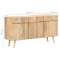 vidaXL Sideboard 150x40x80 cm Massivholz Mango vidaXL Sideboard 150x40x80 cm Massivholz Mango