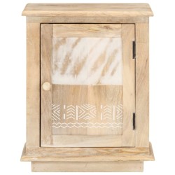 vidaXL Nachttisch 40 x 30 x 46 cm Massivholz Mango