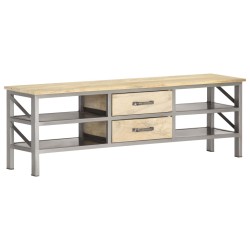 vidaXL TV-Schrank 120 x 30 x 40 cm Massivholz Mango