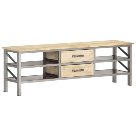 vidaXL TV-Schrank 120 x 30 x 40 cm Massivholz Mango