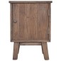 vidaXL Nachttisch 40x30x53 cm Massivholz Teak