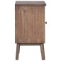 vidaXL Nachttisch 40x30x53 cm Massivholz Teak