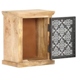 vidaXL Nachttisch mit Tür 40x30x50 cm Mango Massivholz