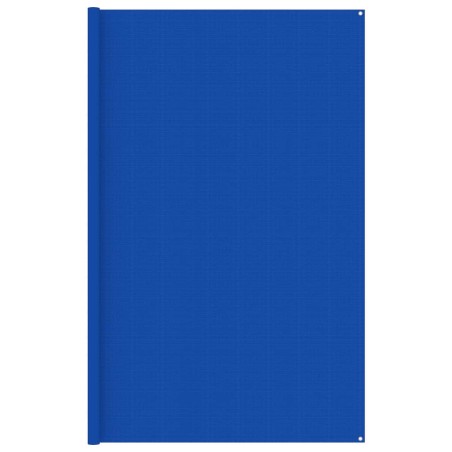 vidaXL Zeltteppich 300x400 cm Blau HDPE