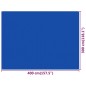 vidaXL Zeltteppich 300x400 cm Blau HDPE vidaXL Zeltteppich 300x400 cm Blau HDPE
