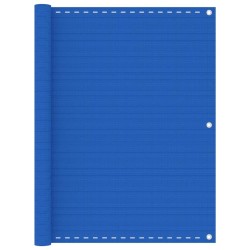 vidaXL Balkon-Sichtschutz Blau 120x400 cm HDPE