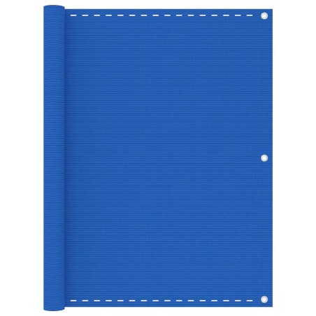 vidaXL Balkon-Sichtschutz Blau 120x400 cm HDPE