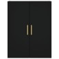 Highboard Schwarz 69,5x34x180 cm Holzwerkstoff Highboard Schwarz 69,5x34x180 cm Holzwerkstoff