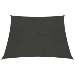 vidaXL Sonnensegel 160 g/m² Anthrazit 4/5x4 m HDPE