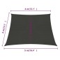 vidaXL Sonnensegel 160 g/m² Anthrazit 4/5x4 m HDPE vidaXL Sonnensegel 160 g/m² Anthrazit 4/5x4 m HDPE