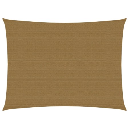 vidaXL Sonnensegel 160 g/m² Taupe 3,5x4,5 m HDPE