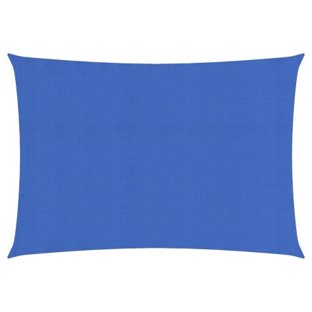 vidaXL Sonnensegel 160 g/m² Blau 2,5x4 m HDPE