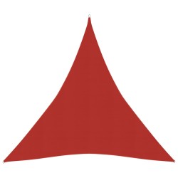 vidaXL Sonnensegel 160 g/m² Rot 3x4x4 m HDPE