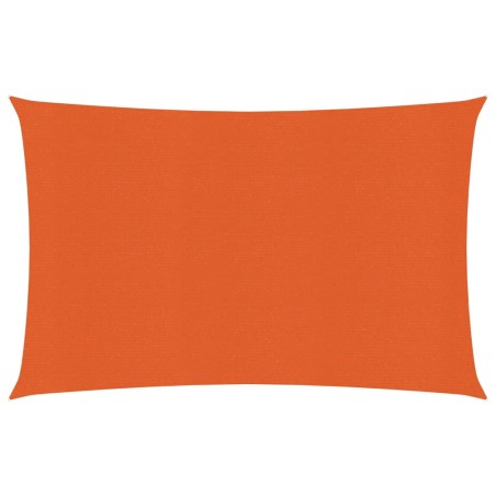 vidaXL Sonnensegel 160 g/m² Orange 3,5x4,5 m HDPE