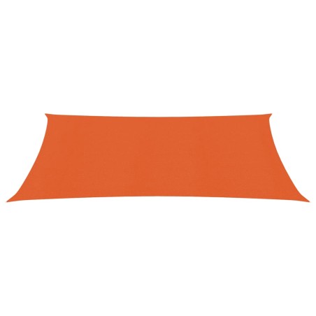 vidaXL Sonnensegel 160 g/m² Orange 3,5x4,5 m HDPE