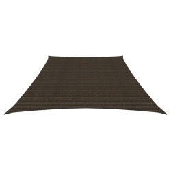 vidaXL Sonnensegel 160 g/m² Braun 3/4x3 m HDPE