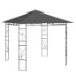 vidaXL Pavillon 3x3x2,7 m Anthrazit 160 g/m² vidaXL Pavillon 3x3x2,7 m Anthrazit 160 g/m²