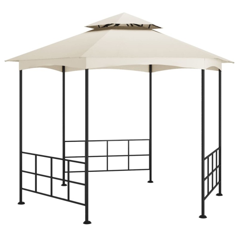 vidaXL Pavillon mit Seitenwänden 3,1x2,7 m Creme vidaXL Pavillon mit Seitenwänden 3,1x2,7 m Creme
