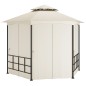 vidaXL Pavillon mit Seitenwänden 3,1x2,7 m Creme vidaXL Pavillon mit Seitenwänden 3,1x2,7 m Creme