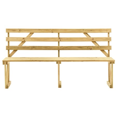 vidaXL Gartenbank 170 cm Imprägniertes Kiefernholz