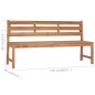 vidaXL Gartenbank 170 cm Massivholz Teak vidaXL Gartenbank 170 cm Massivholz Teak