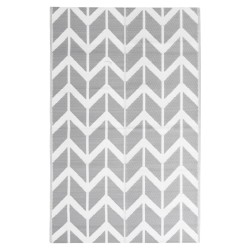 vidaXL Outdoor-Teppich Grau 160x230 cm PP