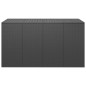 vidaXL Garten-Kissenbox PE Rattan 194x100x103 cm Schwarz vidaXL Garten-Kissenbox PE Rattan 194x100x103 cm Schwarz