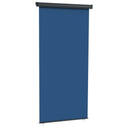 vidaXL Balkon-Seitenmarkise 122x250 cm Blau