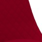 Esszimmerstühle 4 Stk. Drehbar Rot Samt Esszimmerstühle 4 Stk. Drehbar Rot Samt