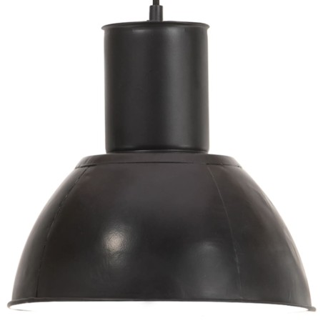 vidaXL Hängelampe 25 W Schwarz Rund 28,5 cm E27
