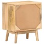 vidaXL Nachttisch 40x30x50 cm Massivholz Mango vidaXL Nachttisch 40x30x50 cm Massivholz Mango