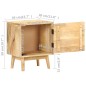 vidaXL Nachttisch 40x30x50 cm Massivholz Mango vidaXL Nachttisch 40x30x50 cm Massivholz Mango