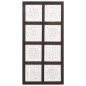 vidaXL Handgeschnitztes Wandpaneel MDF 40x80x1,5 cm Braun und Weiß vidaXL Handgeschnitztes Wandpaneel MDF 40x80x1,5 cm Braun und Weiß